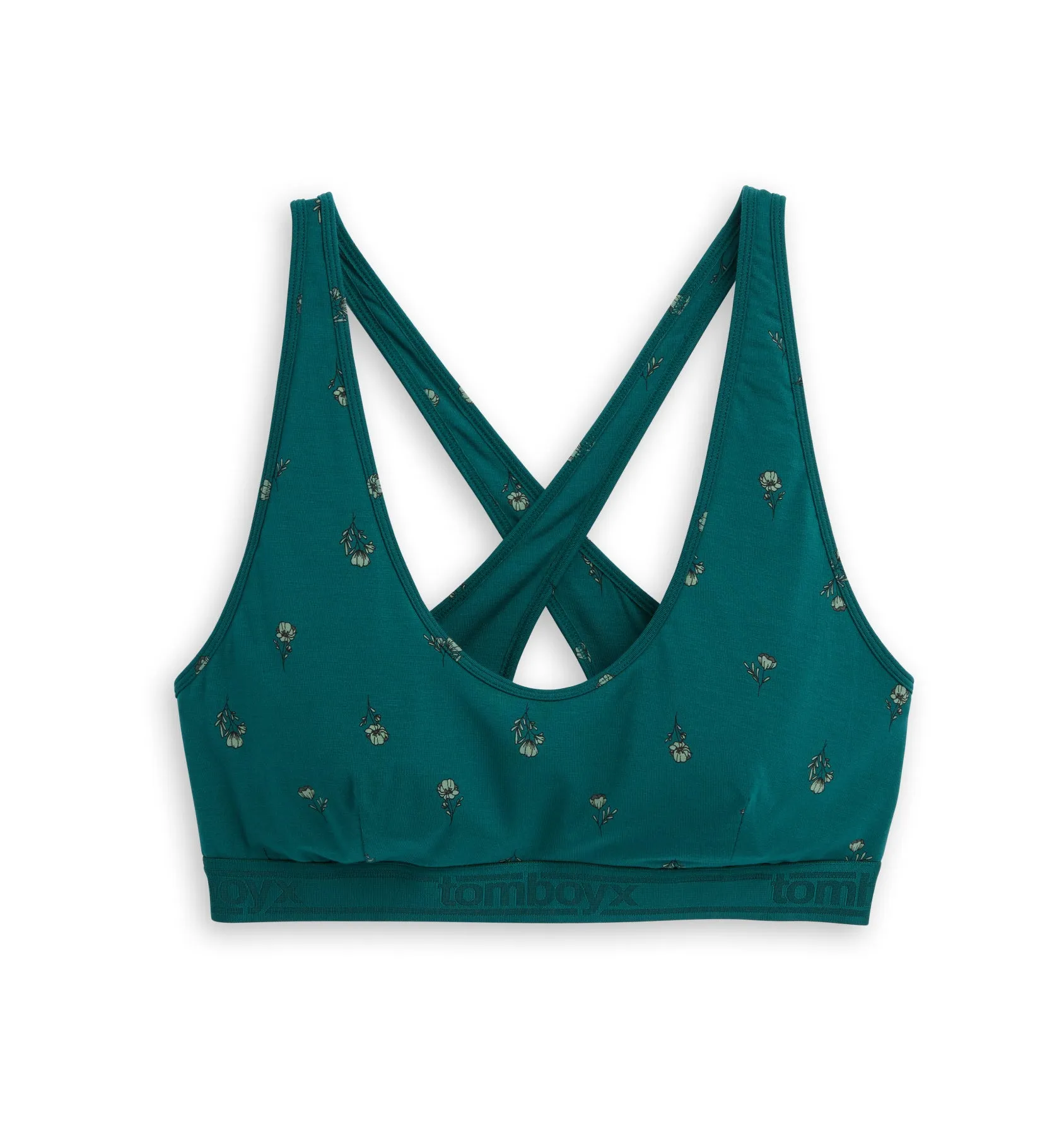 All Day Bralette - TENCEL™ Modal Winter Poppies