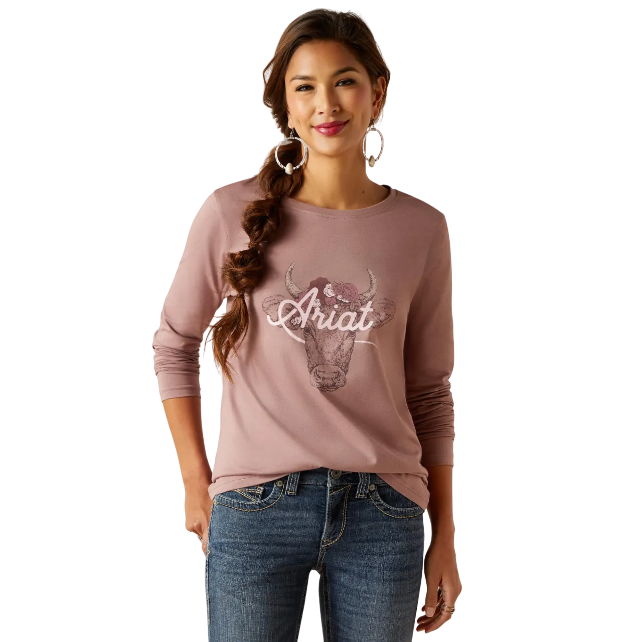 Ariat Women's Twilight Mauve Fawna T-shirt