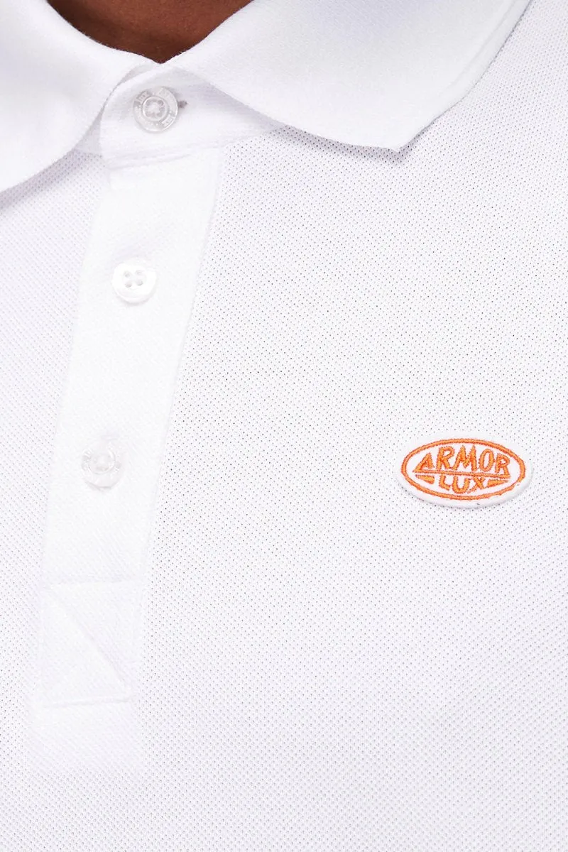 Armor Lux Heritage Short Sleeve Polo (White)