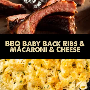 BBQ Baby Back Ribs with Mac & Cheese