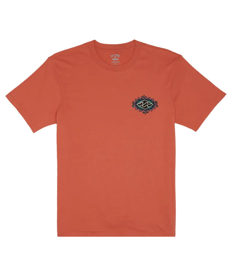 Billabong Mens Crayon Wave Short Sleeve T-Shirt