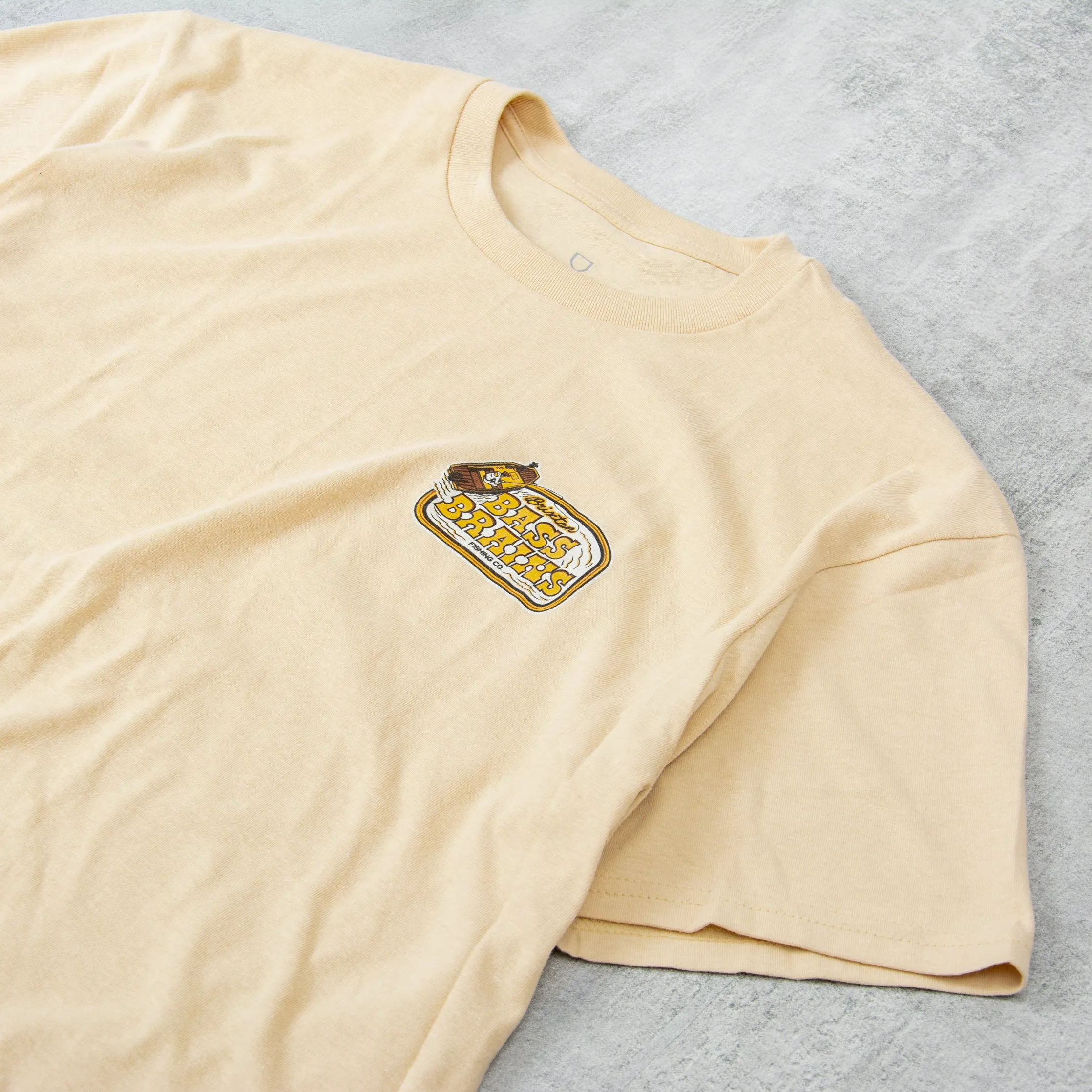 Brixton Bass Brains Boat S/S Tee - Cream