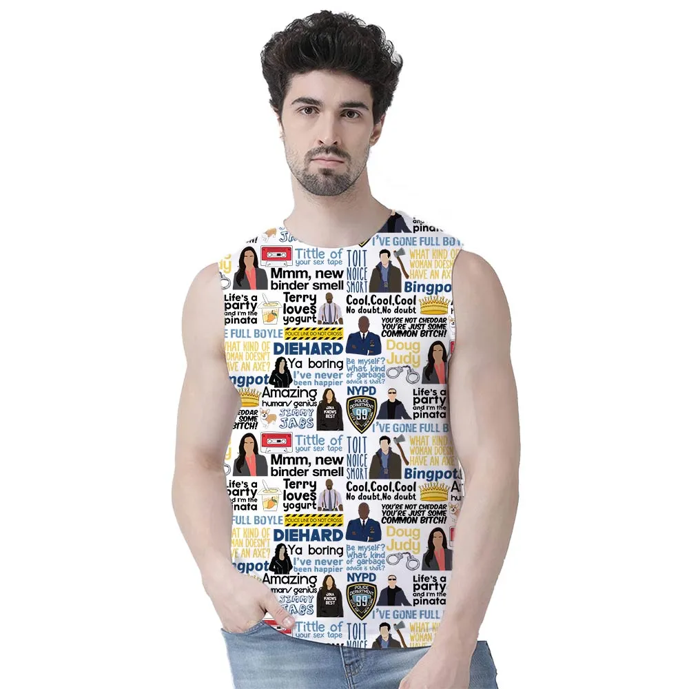 Brooklyn Nine-Nine AOP Sleeveless T shirt