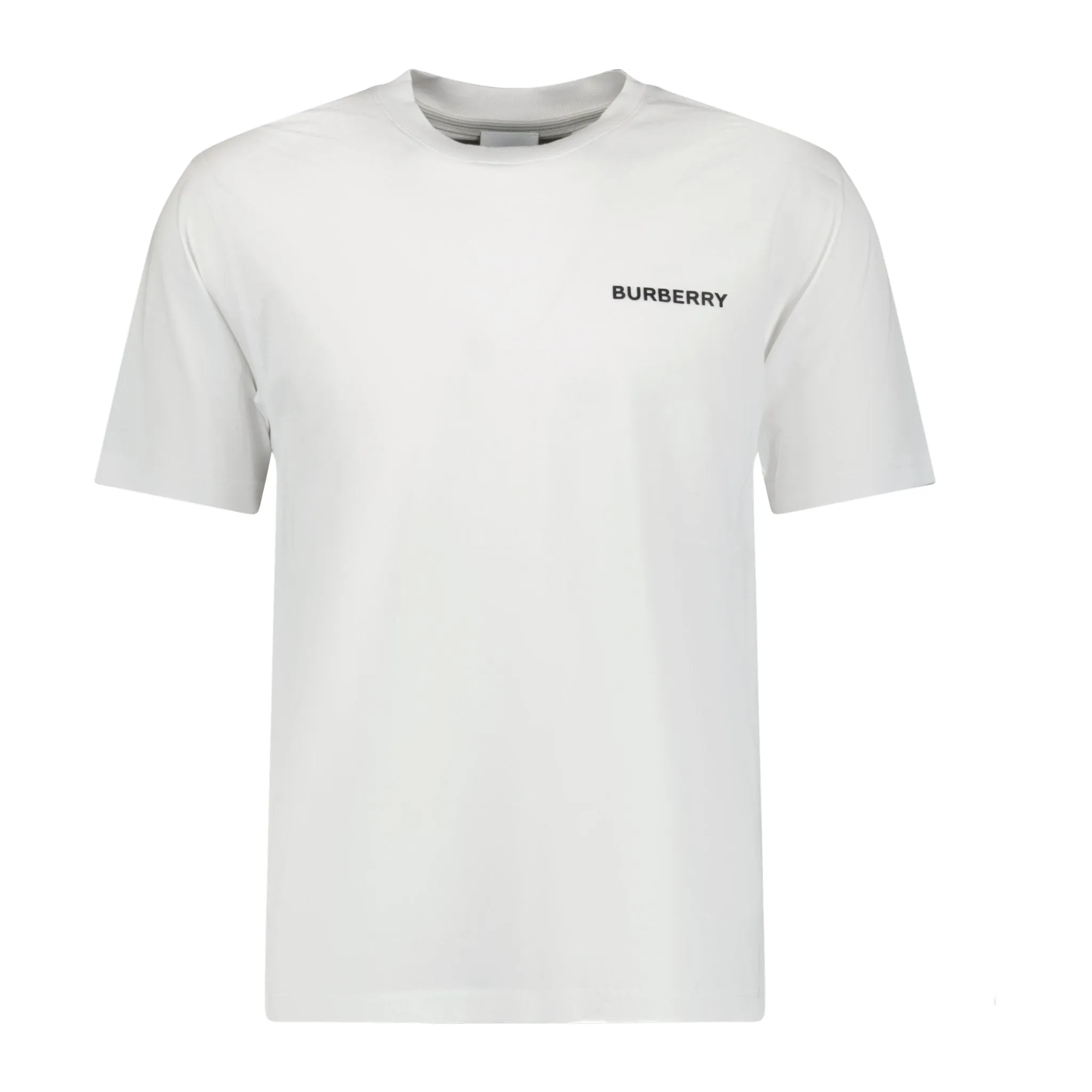 BURBERRY'Mac' Short Sleeve T-Shirt White