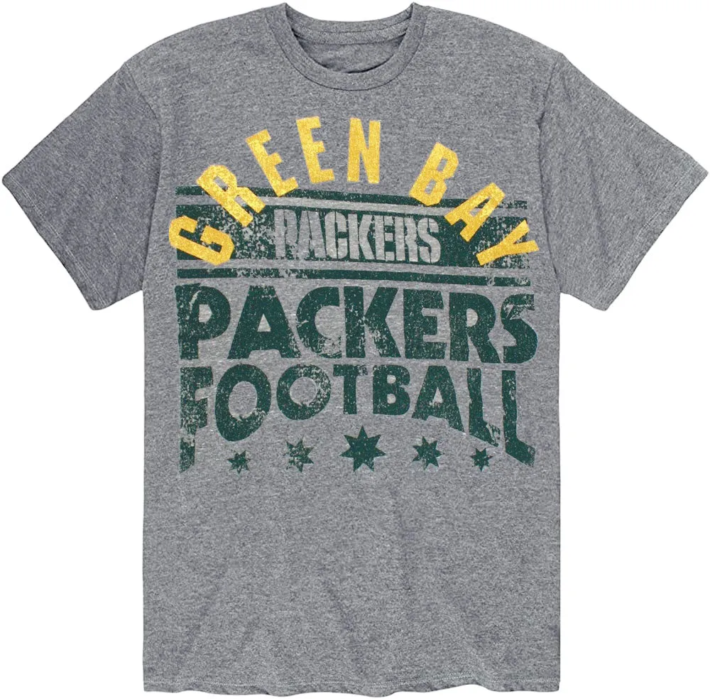 Green Bay Packers Men's Gray T-Shirt