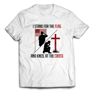 I Stand for the Flag and Kneel at the Cross Unisex T-Shirt