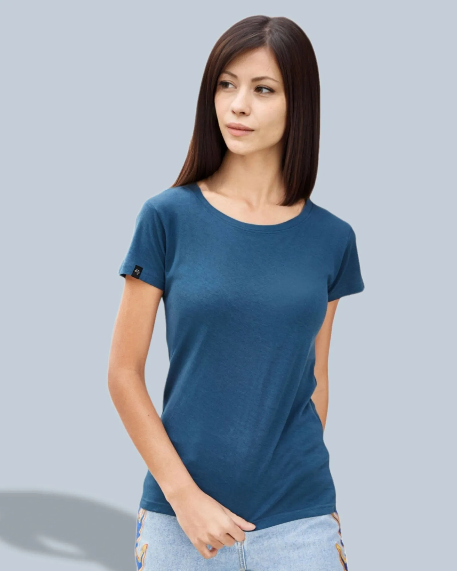 JAN 8007 ― Damen Bio-Baumwolle T-Shirt - Soft Grau