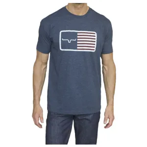 Kimes Ranch Men's American Trucker Navy T-Shirt