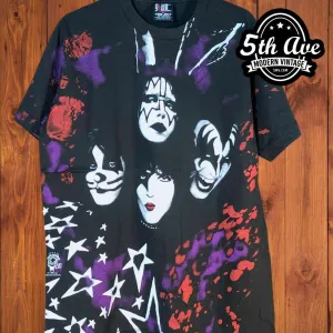 Kiss Alive/Worldwide Tour - AOP all over print New Vintage Band T shirt