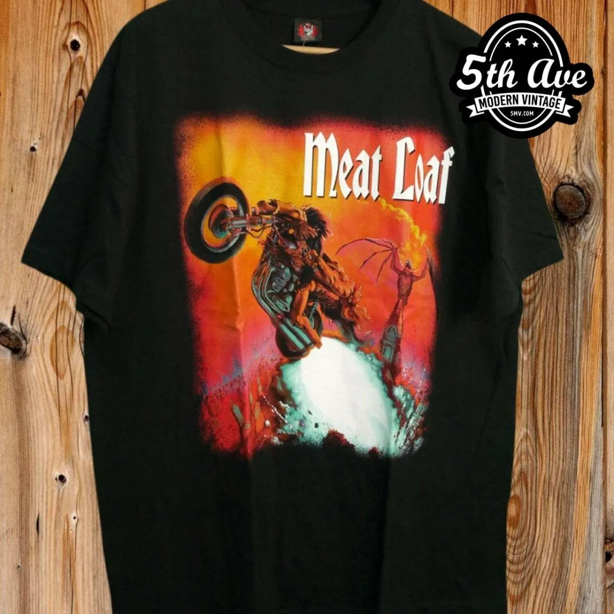 Meat Loaf European Tour 1999 - New Vintage Band T shirt