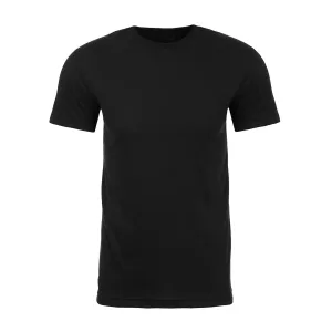 Men's Black Short Sleeve Crew Neck T-shirt - MADE IN USA