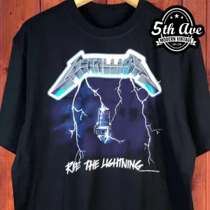 Metallica Ride the Lightning - New Vintage Band T shirt