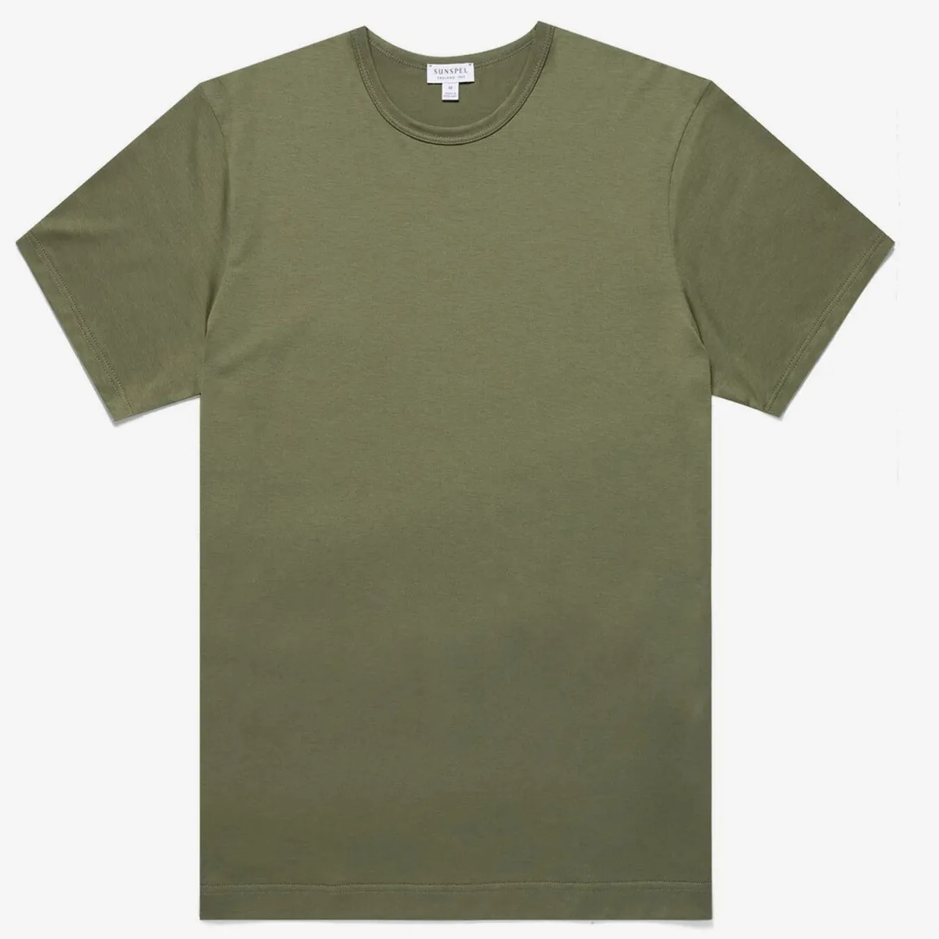 Moss Green Classic Crewneck T-shirt