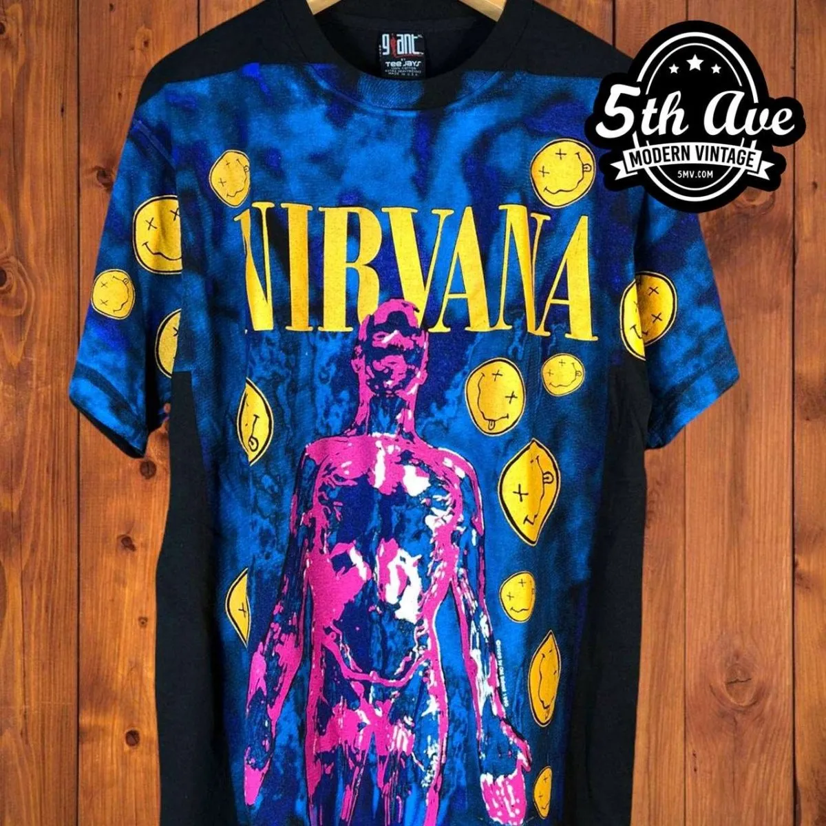 Nirvana - AOP all over print New Vintage Band T shirt