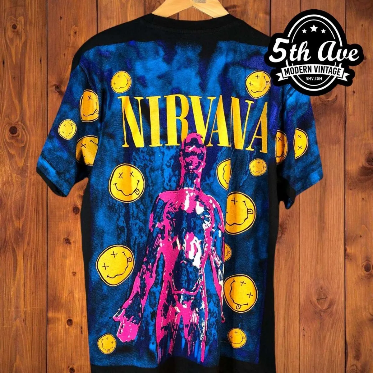 Nirvana - AOP all over print New Vintage Band T shirt