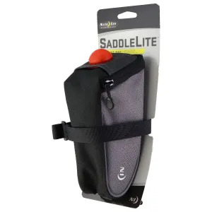 Nite Ize SaddleLite LED Bike Bag - Black