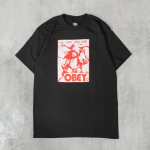 Obey Come Play With Us Tee - Black