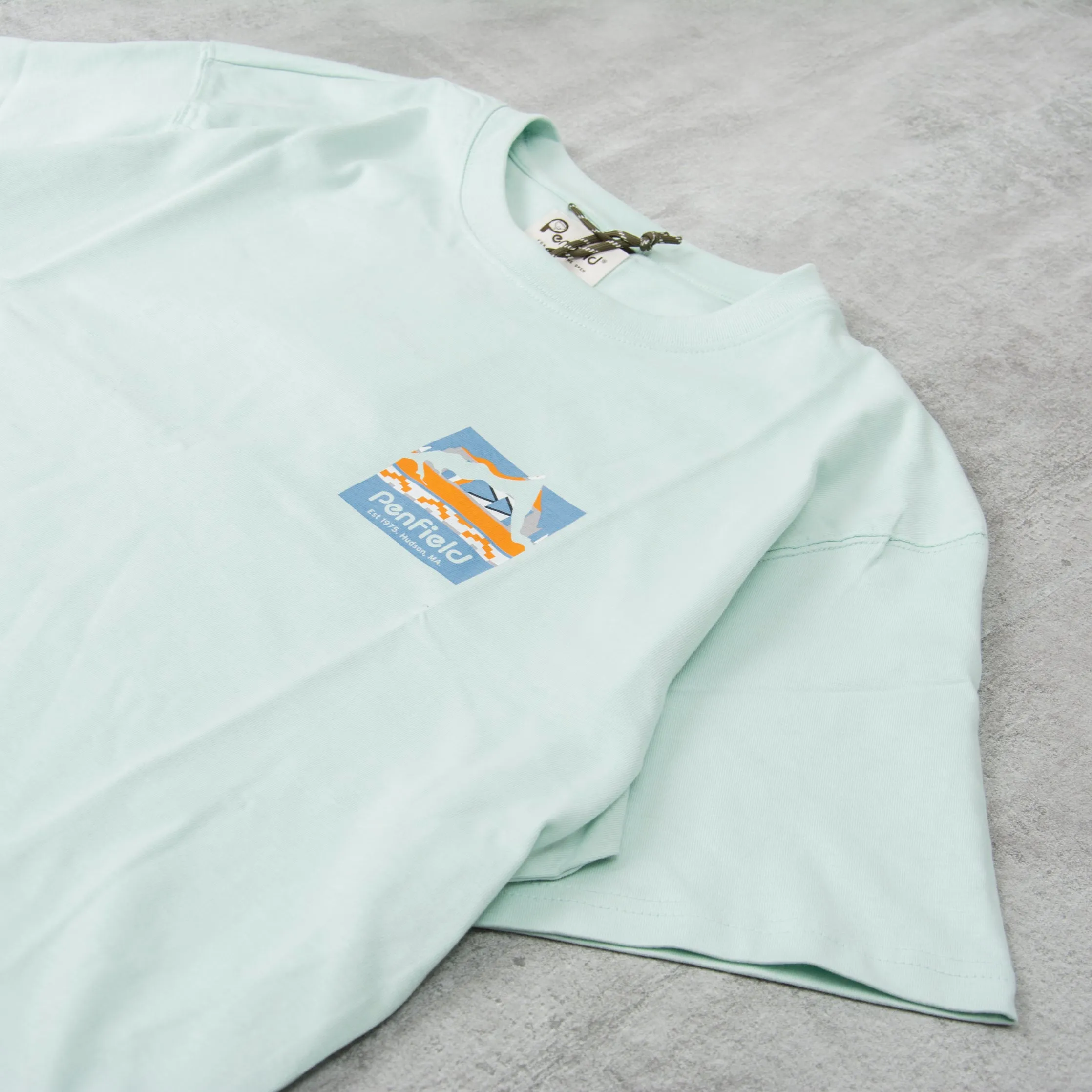 Penfield Back Print Tee - Surf Spray