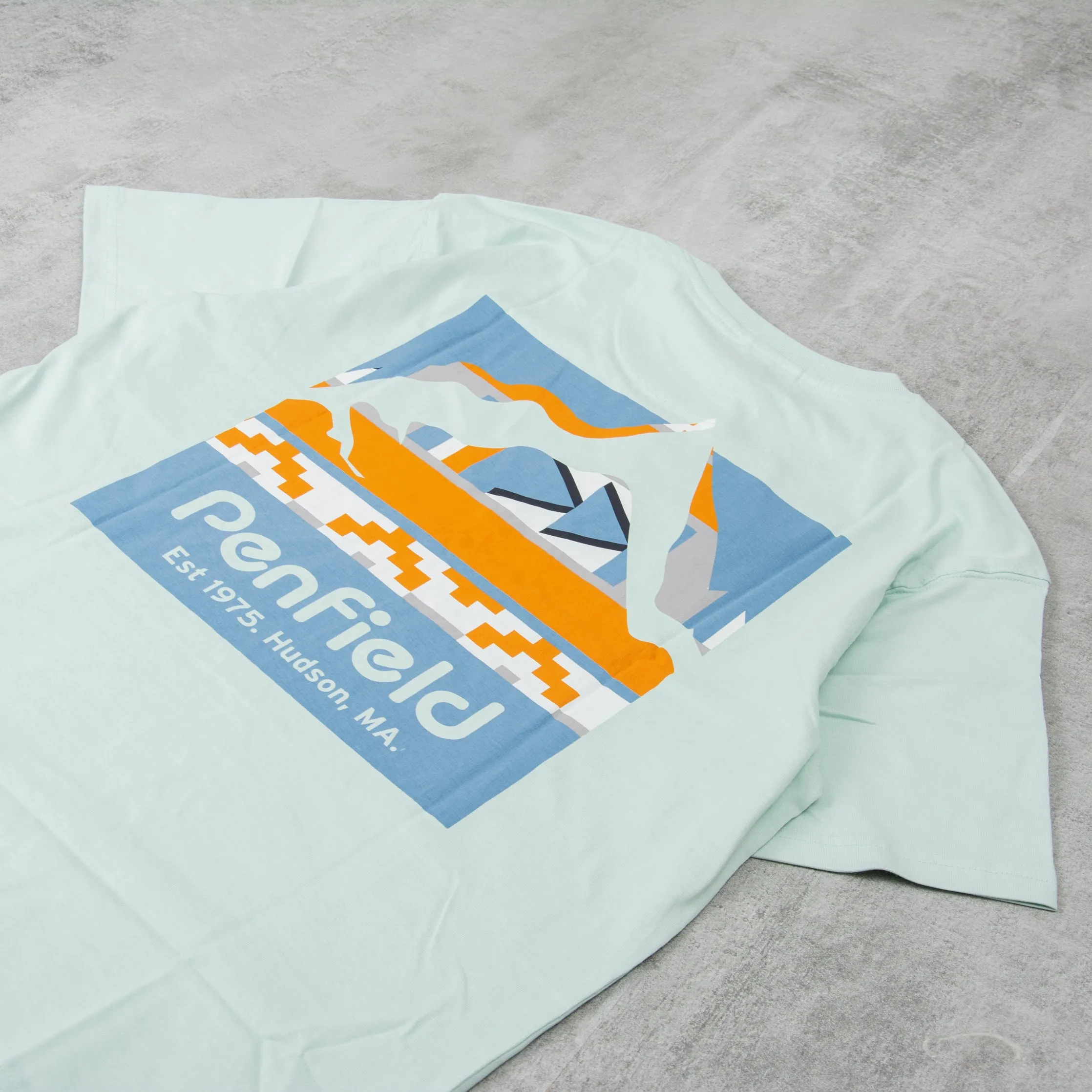 Penfield Back Print Tee - Surf Spray