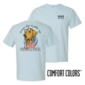 Phi Delt Blue Comfort Colors Retriever Tee