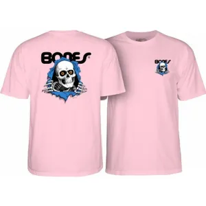 Powell Peralta Skateboards Ripper Light Pink T-Shirts