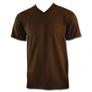 Pro Club Comfort Short Sleeve V-Neck Brown T-Shirt