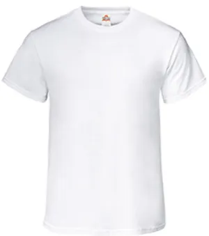 "aaa" men's 100% cotton jersey white t-shirt 3xl Case of 72