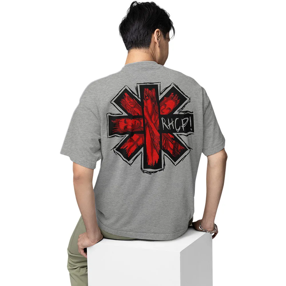 Red Hot Chili Peppers Oversized T shirt - Red Hot Art