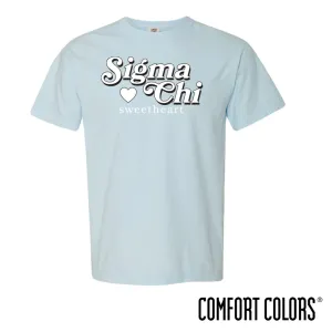 Sigma Chi Comfort Colors Retro Sweetheart Tee