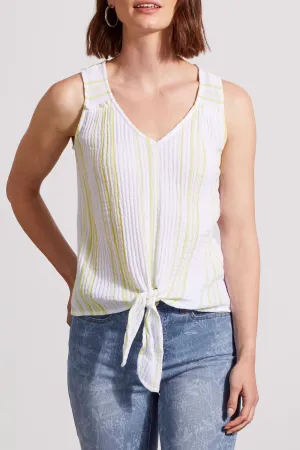 Sleeveless Bouse with Limetwist Knot