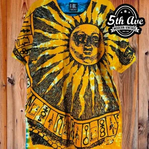 Sun and Moon Tie-Dye - AOP all over print New Vintage T shirt