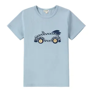 T-Shirt With Car Applique