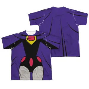 Teen Titans Go Raven Uniform Youth Sublimation Allover Print T-Shirt