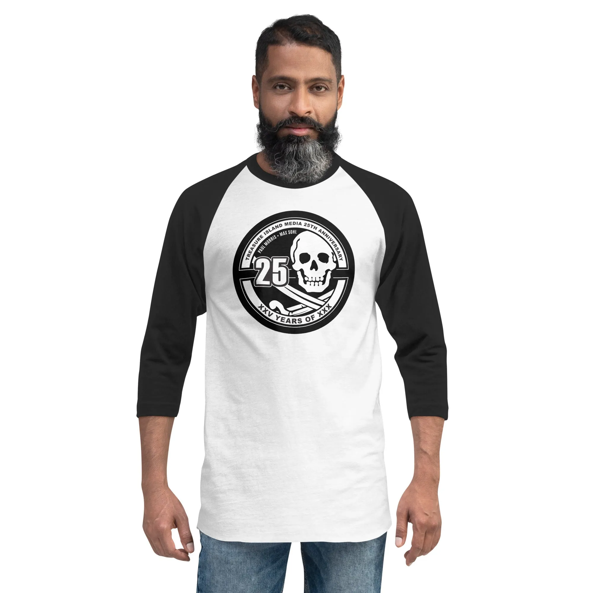 TIM 25th Anniversary Circle Logo 3/4 Sleeve Raglan Shirt