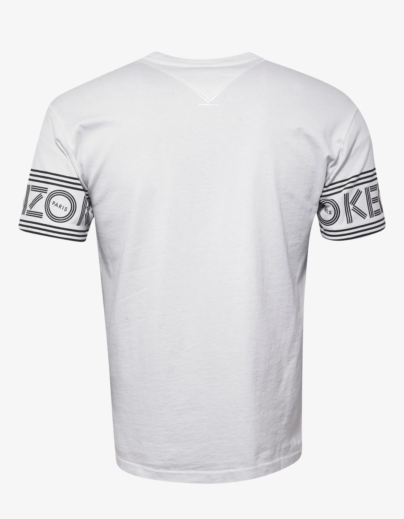 White Logo Sleeve T-Shirt